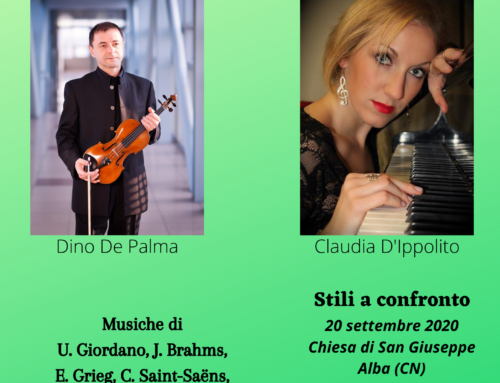 Dino De Palma Violin & Piano Tour20 settembre – Alba (CN)